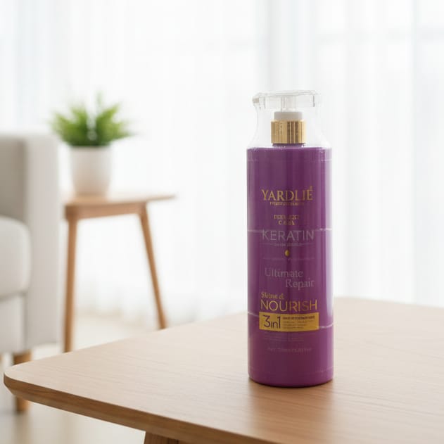 Yardlie Keratin Shampoo | 750 ml | Anti‑Dandruff & Frizz Control