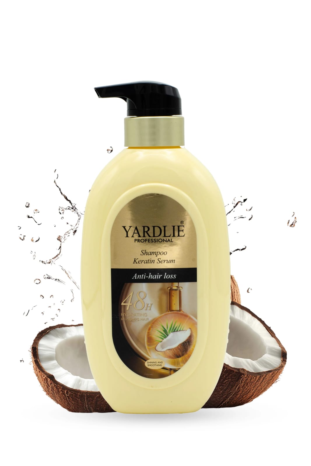 Yardlie Keratin Serum Shampoo | 2‑in‑1 Care | Anti‑Hair Loss & Anti‑Dandruff