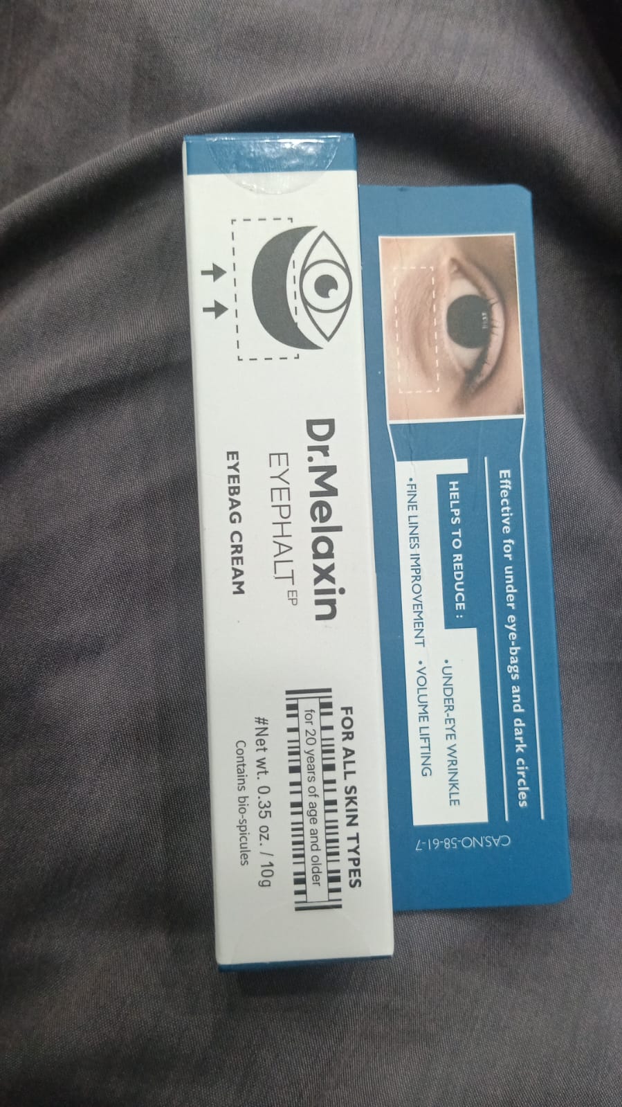 Dr Melaxin Eyephalt Under Eye Cream | For Eyebags,Dark Circles, Puffiness | 10g
