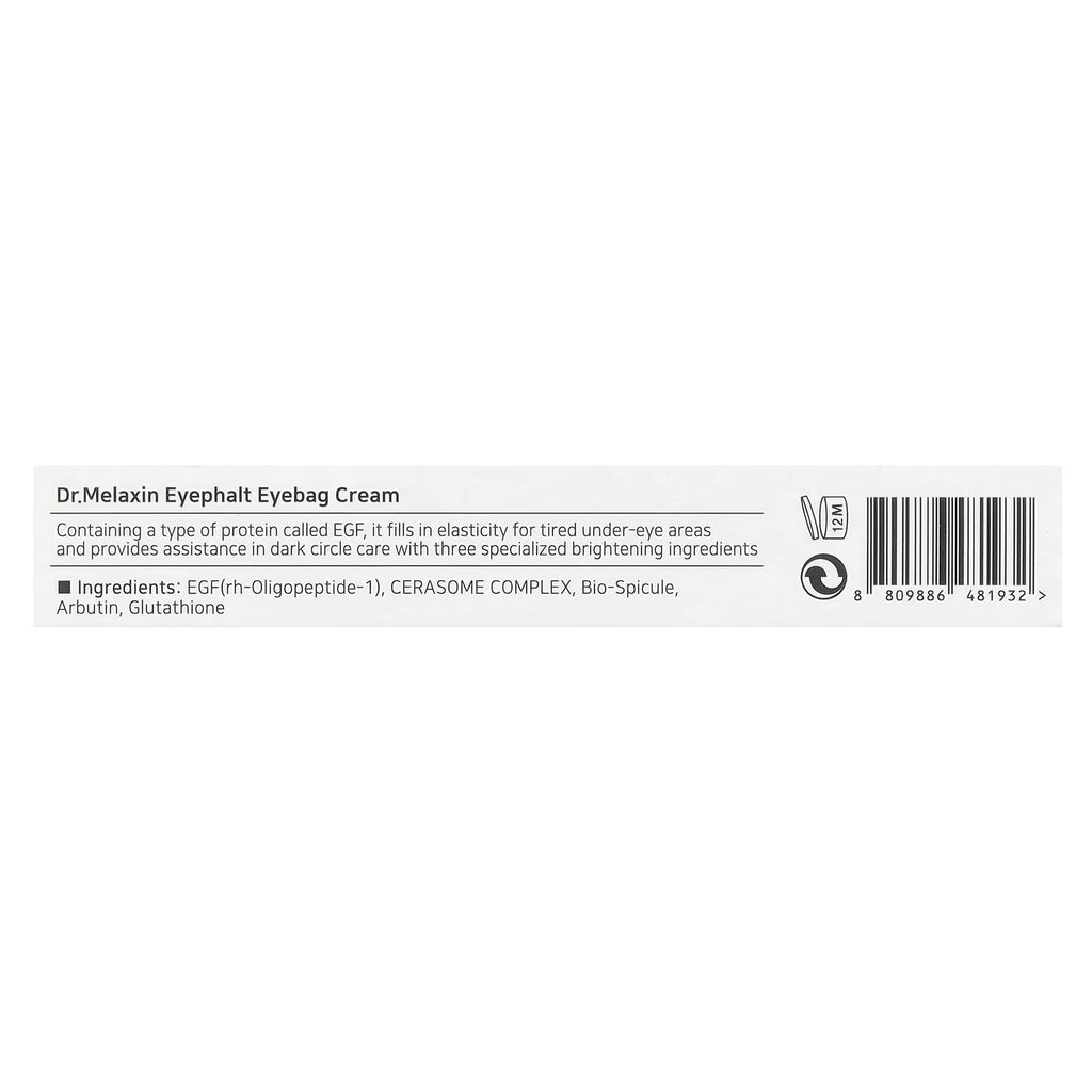 Dr Melaxin Eyephalt Under Eye Cream | For Eyebags,Dark Circles, Puffiness | 10g