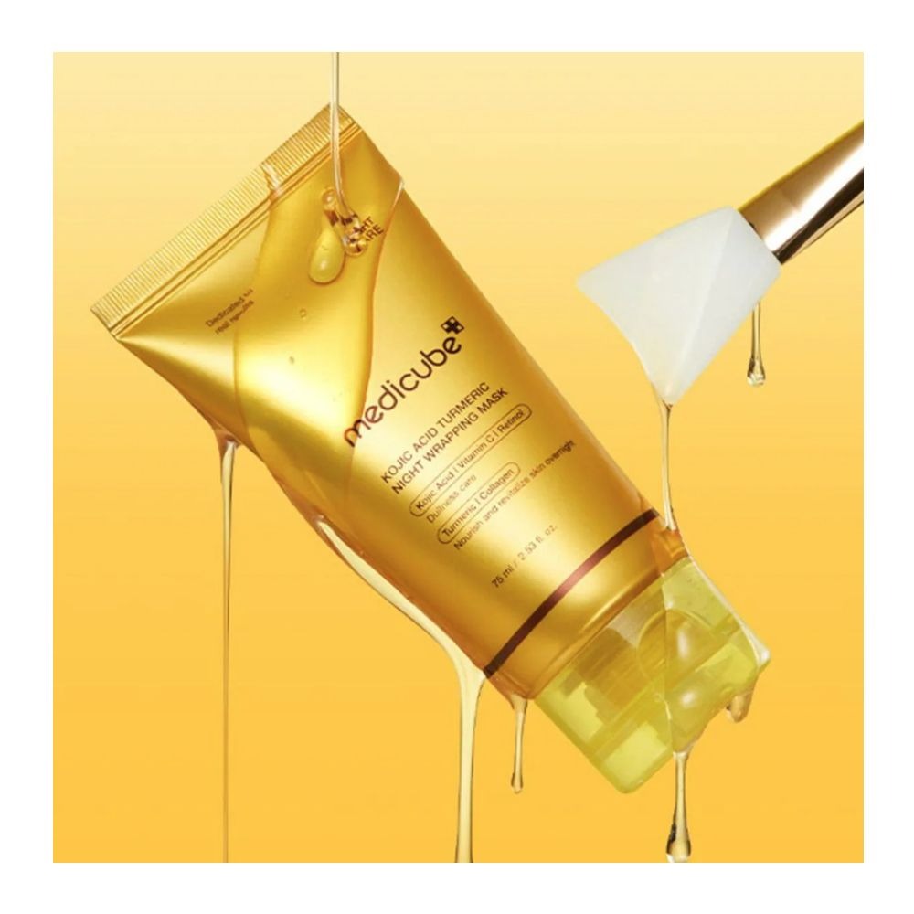 Medicube Turmeric Overnight Wrapping Peel Off Mask | 75ml | Made In Korea