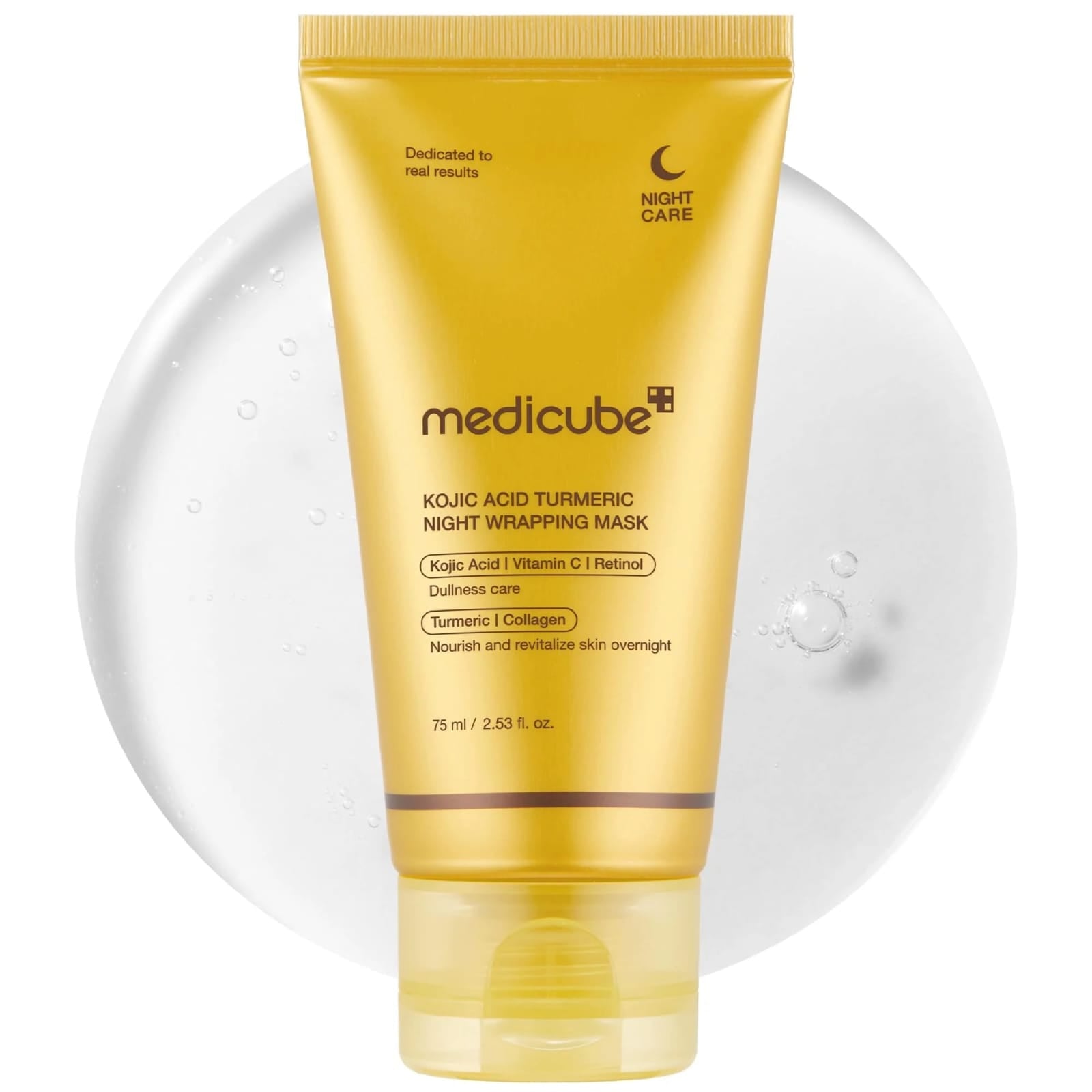 Medicube Turmeric Overnight Wrapping Peel Off Mask | 75ml | Made In Korea