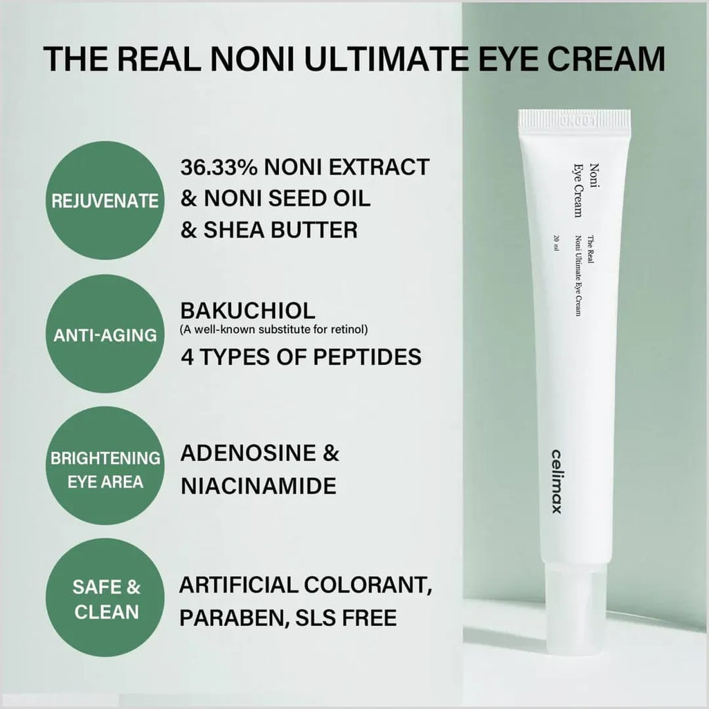 Celimax Real Noni Ultimate Eye Cream | 20ml | Made In Korea