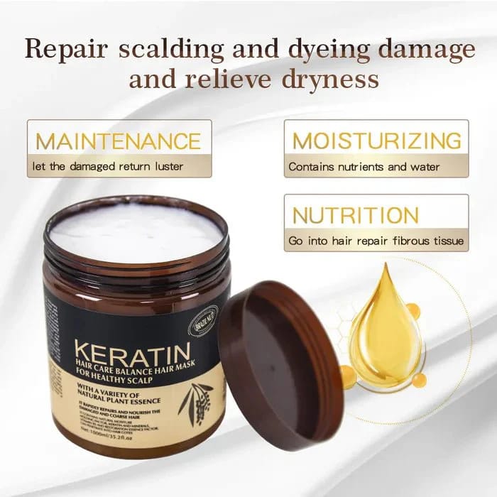 Keratin Hair Care Balance Mask And Treatment For Healthy Scalp | 500ML