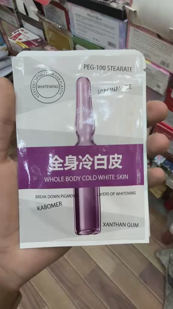 OMENFEE Cold White Skin All Over Whitening Lotion | Intensive Body Brightening Serum | Dark Spot Corrector & Skin Tone Enhancer